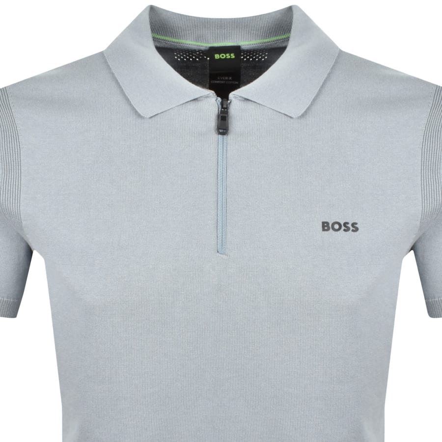 BOSS K Ever X PS Polo T Shirt Grey | Mainline Menswear gb